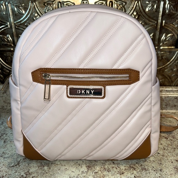 DKNY BIAS 15” Backpack Rosewater Color EUC - Picture 7 of 16
